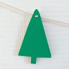 houten kerst slinger figuur dennenboom